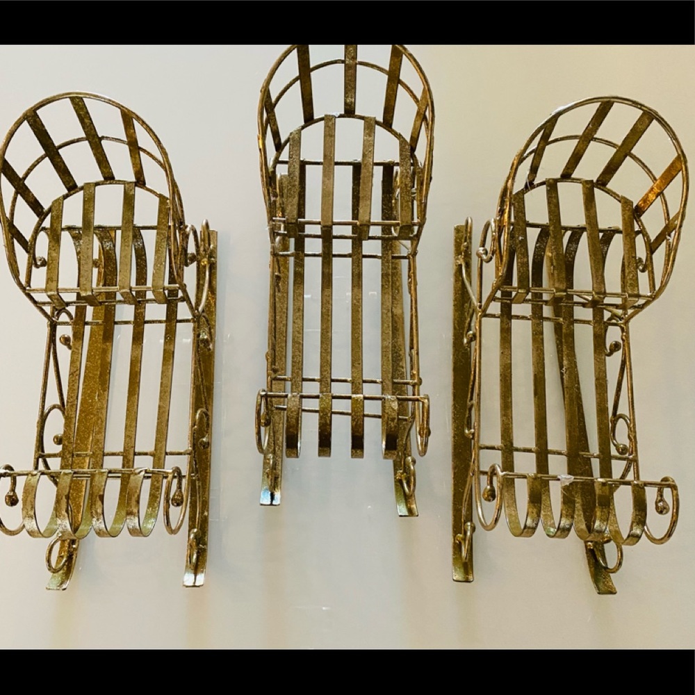 THREE beautiful sleighs.
